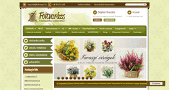 Desktop Screenshot of foltvarazs.hu